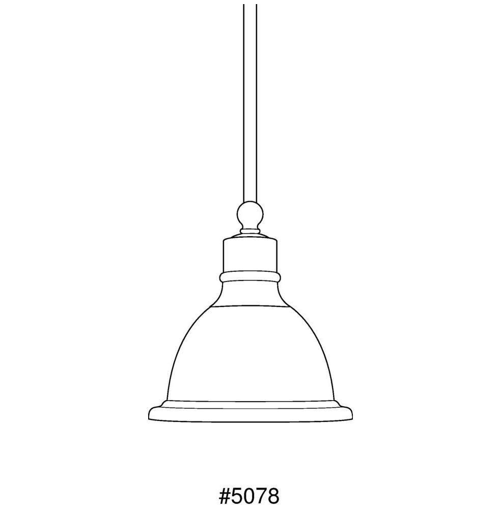 Progress Lighting, Madison, 1-Light Mini-Pendant, Brushed Nickel, Etched