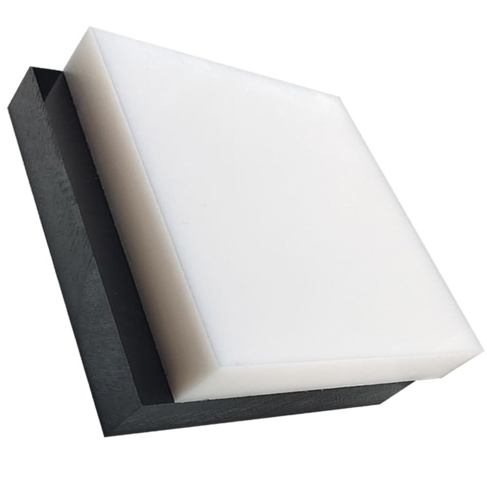 High-Density Polyethylene (HDPE) Plastic Block 2" Thick - 3" x 6" HDPE Plasti...