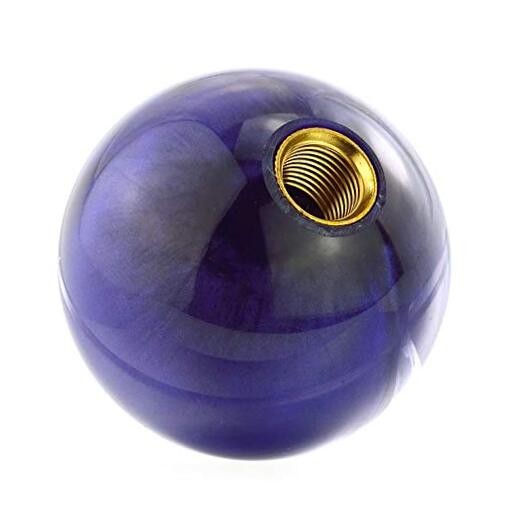 Round Ball Shift Knob Car Gear Stick Shifter Knobs Shifting Lever Purple