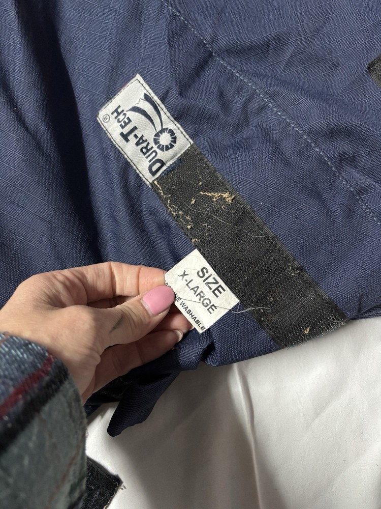 Dura-Tech X-Large Navy Blue Horse Blanket
