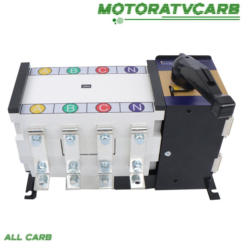 ALL-CARB Automatic Transfer Switch 400A 4 P Grid to AC Generator 110V 220V