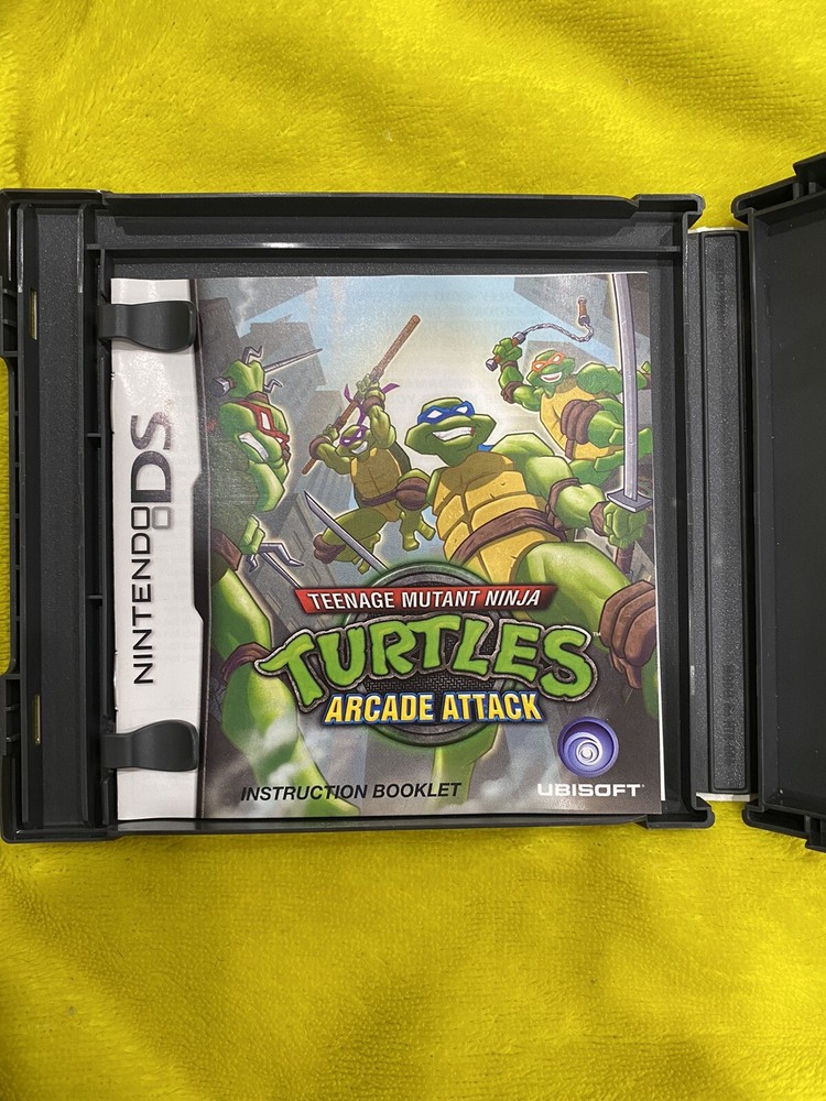 TMNT ARCADE ATTACK NINJA TURTLES Case & Manual ONLY Nintendo DS Authentic US