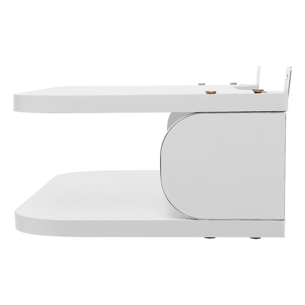 TV Component Holder 2-Tier Wall Mount/Tabletop Floating Shelf Set-top Box Shelf