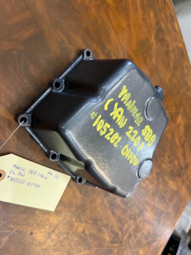 YANMAR SB8 OIL PAN #105282-01700 MARINE DIESEL W/ PLUG