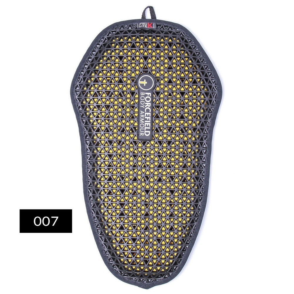 Forcefield Pro Lite K CE Level 2 Back Insert Black/Yellow Type 007 WAS $79.99