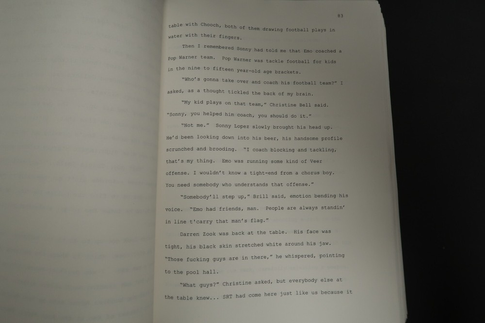 Vertical Coffin Original Book Script Stephen J. Cannell Studios Collection 2003