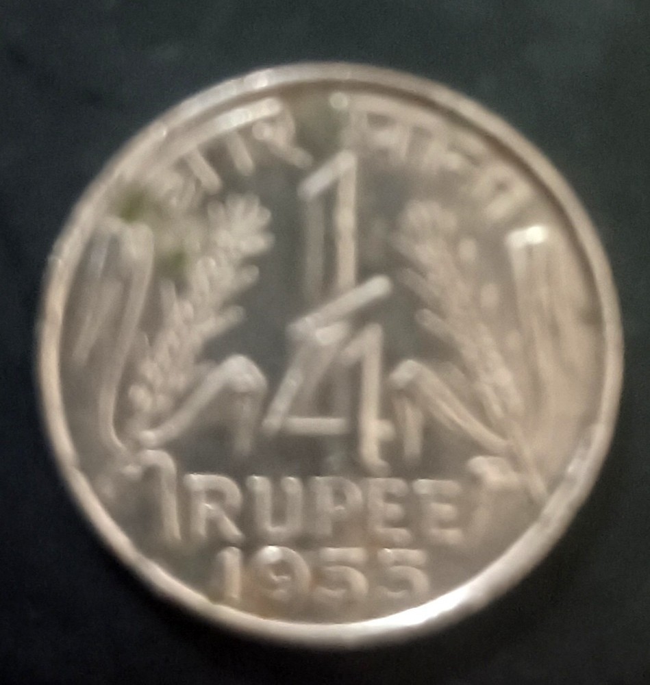India Republic 1955-C Quarter Rupee