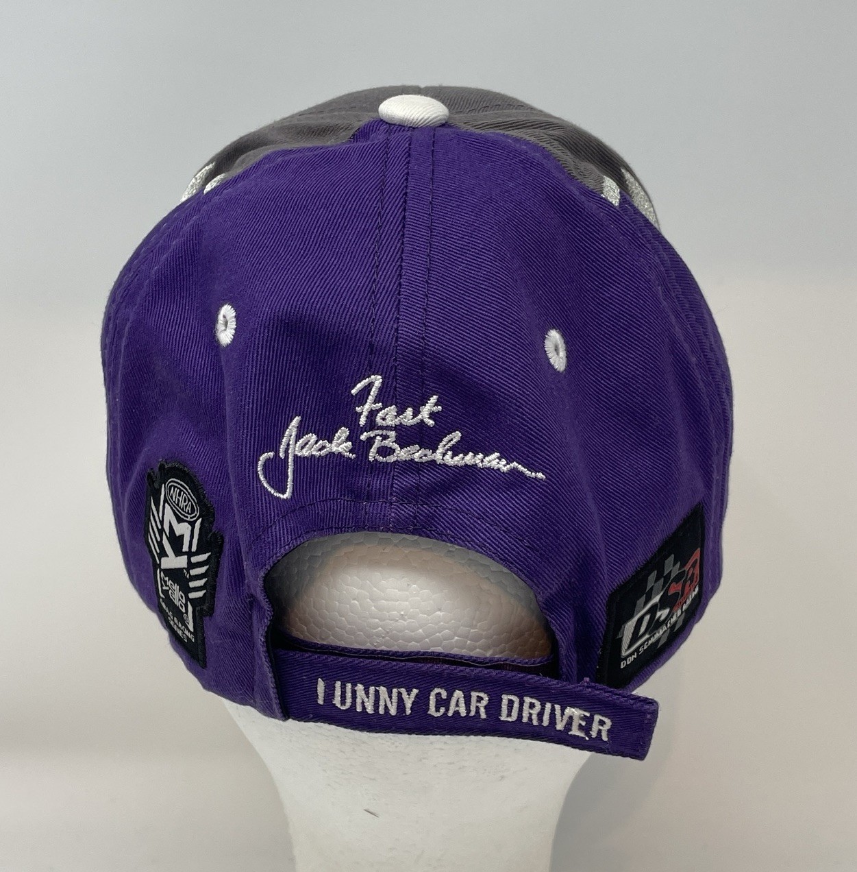 Signed Fast Jack Beckman Infinite Hero Hat Cap NHRA Drag Racing DSR Adjustable