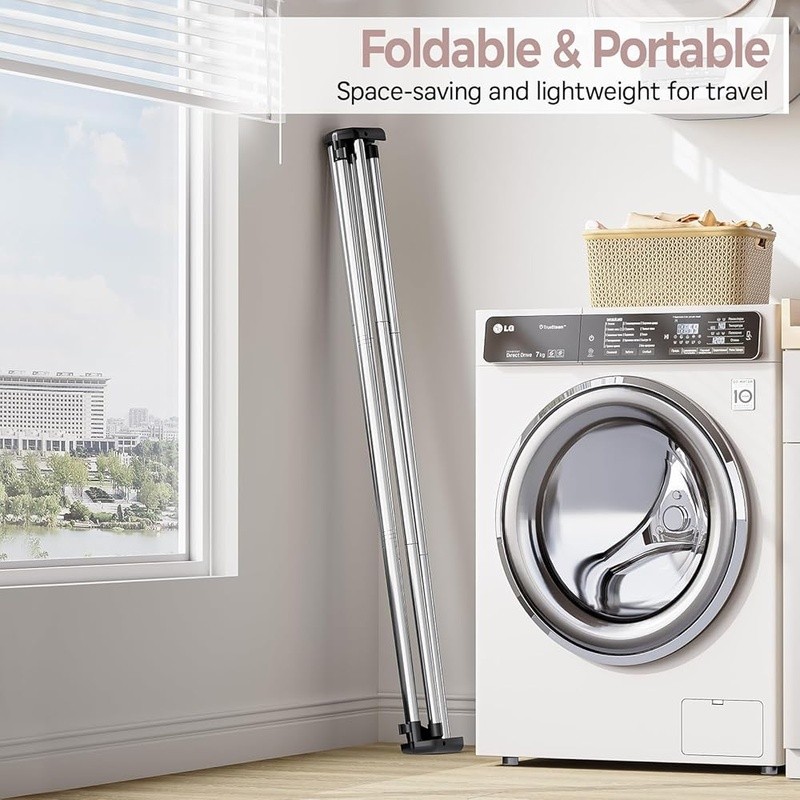 Foldable Drying Rack Portable Laundry Space Saving Rust Resistant 33lbs Capacity