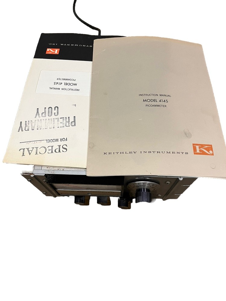 KEITHLEY 414S PICOAMMETER WITH MANUEL