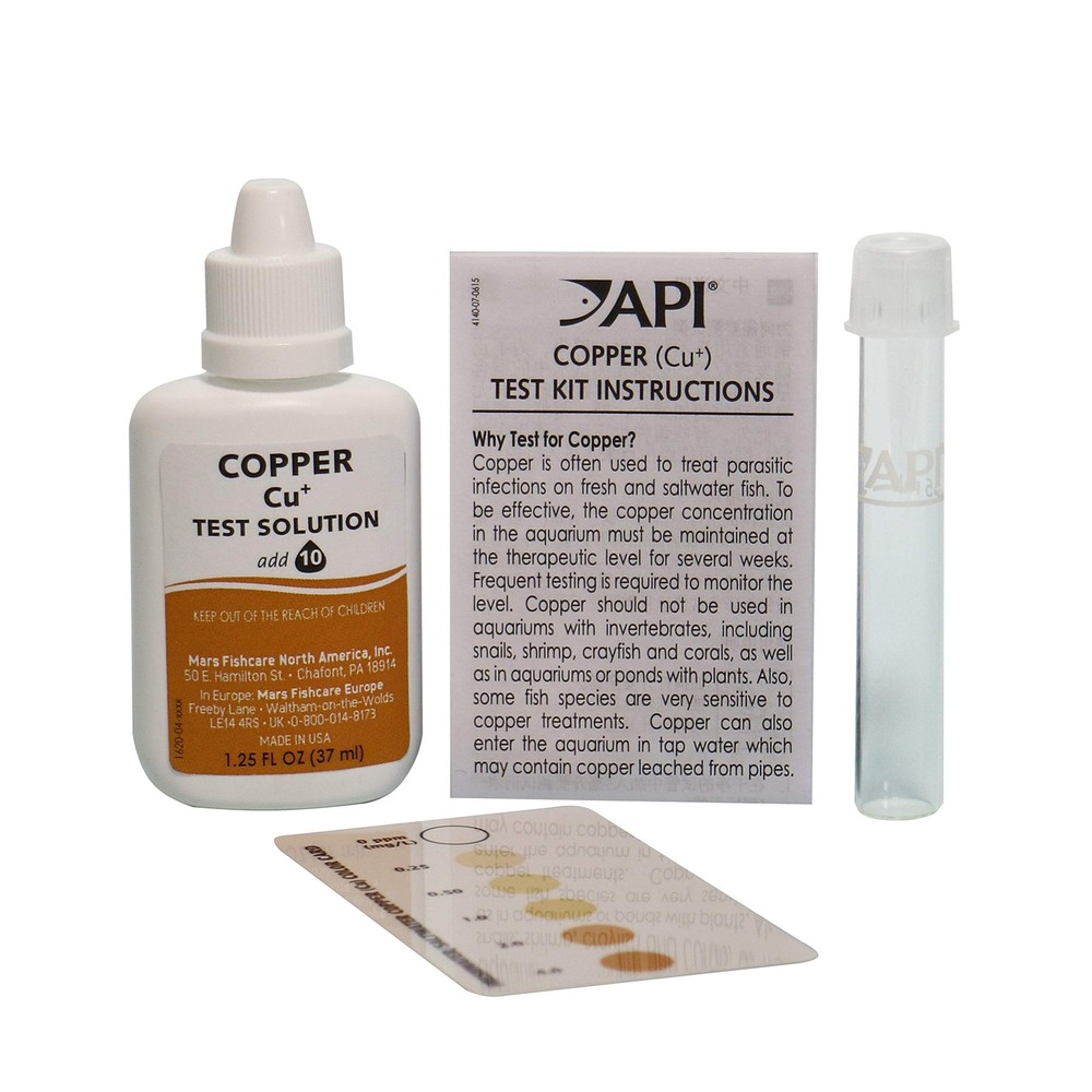 API COPPER TEST KIT 90-Test Aquarium Water Test Kit 90 test