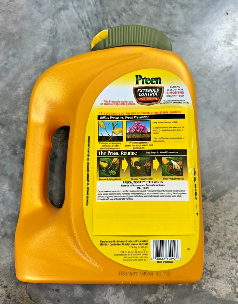 PREEN Extended control Weed Preventer 4.93 lbs.