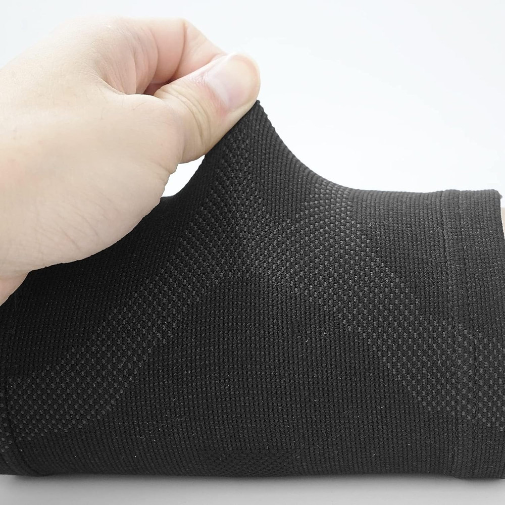 Luwint Bicep Tendonitis Brace, Knitted Compression Upper Arm Sleeve (Medium)
