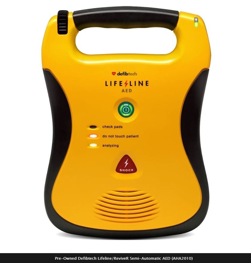 Pre-Owned Defibtech Lifeline/ReviveR Semi-Automatic AED (AHA2010)