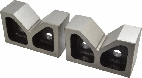 Groz 2-7/16" Max Capacity, 90° Angle, Cast Iron V-Block