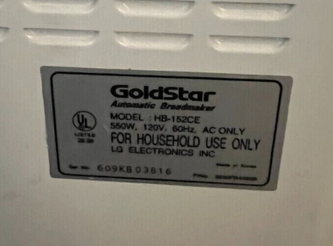 Large Wheel Pulley for Goldstar Bread Maker Machine Model HB-152CE