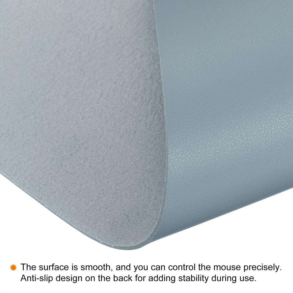 28"x14" Desk Mat Protector Non-Slip Mouse Pad Mat Light Blue