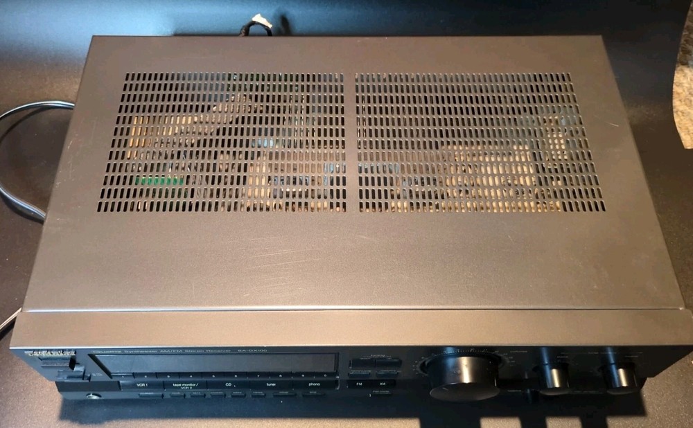 Technics Receiver Synthesizer SA-GX100 Working, Quartz, A/B Speaker