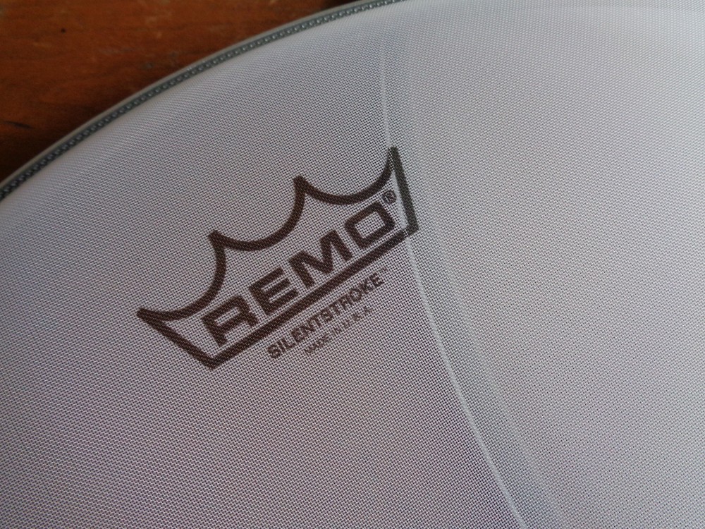 Remo Silent Stroke Drum Head Set 13" 16" 22" Quiet Mesh