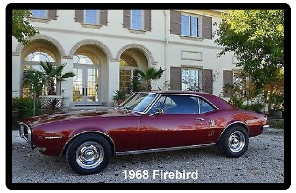 1968 Firebird Refrigerator Magnet