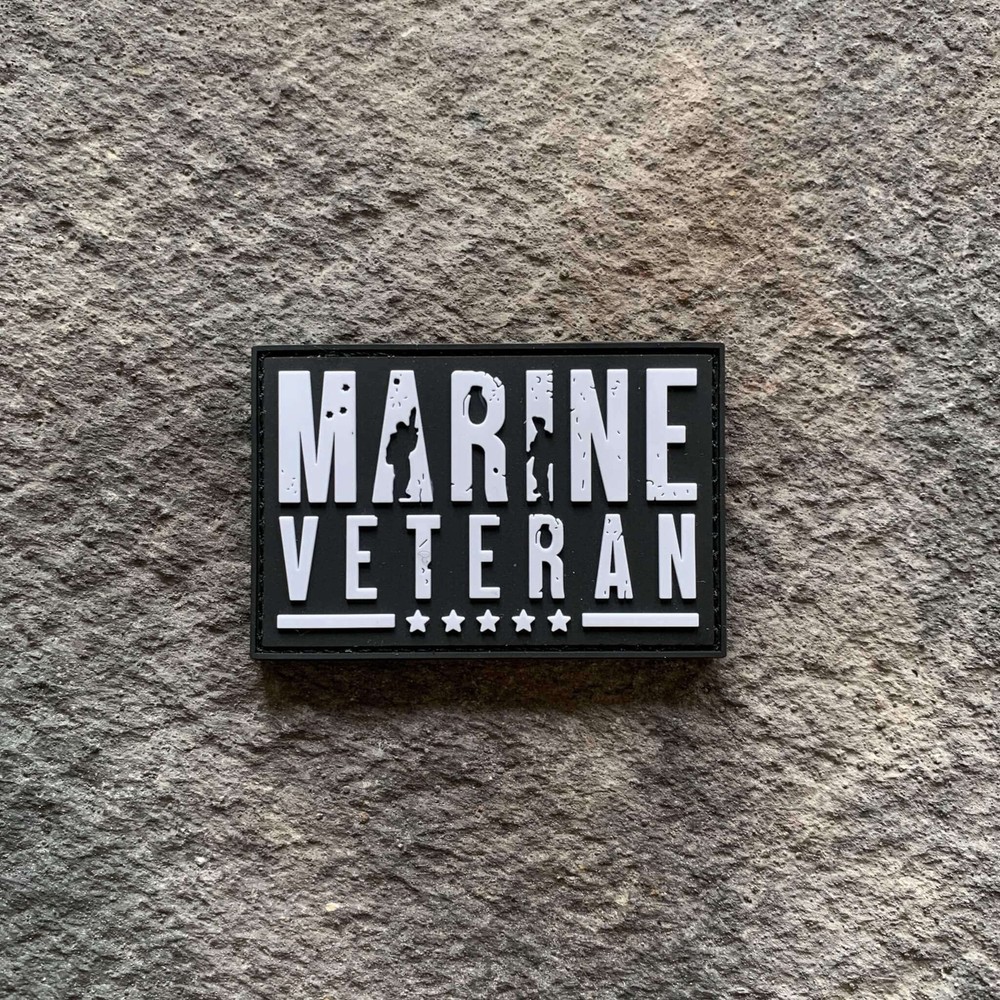 Marine Veteran PVC Patch
