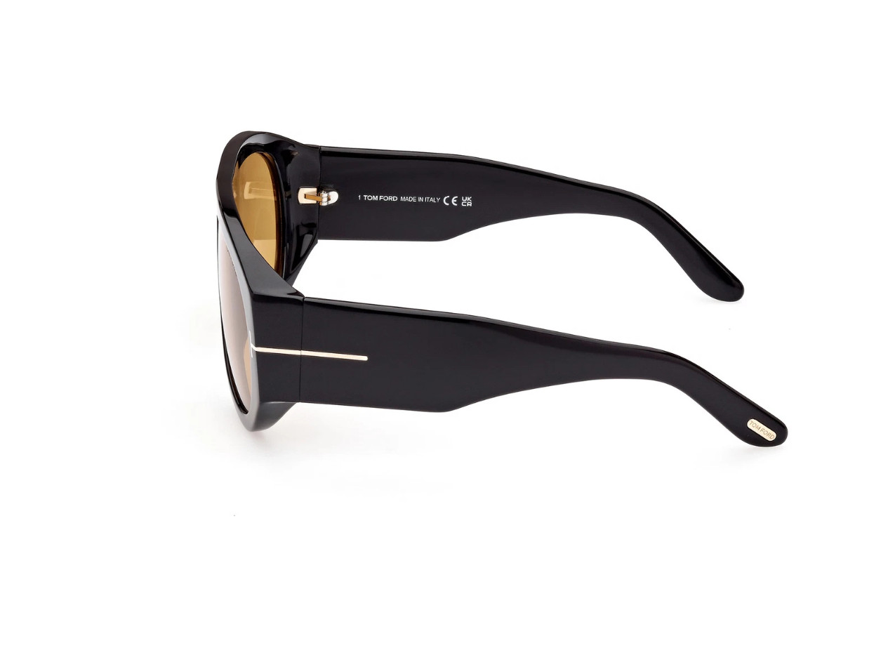 TOM FORD Sunglasses FT1044 Bronson 01E Black brown Man