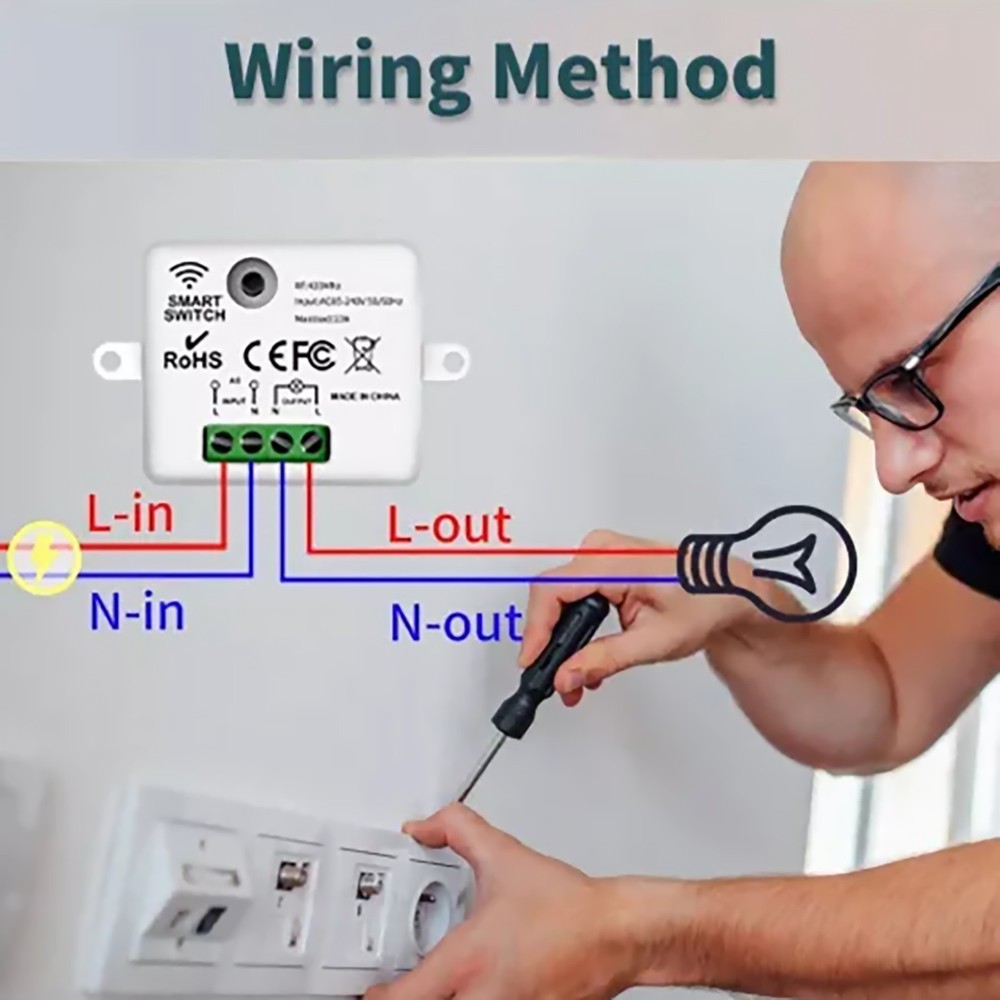 433MHz Wireless Remote Control Switch Lamps Controller Electrical Appliances