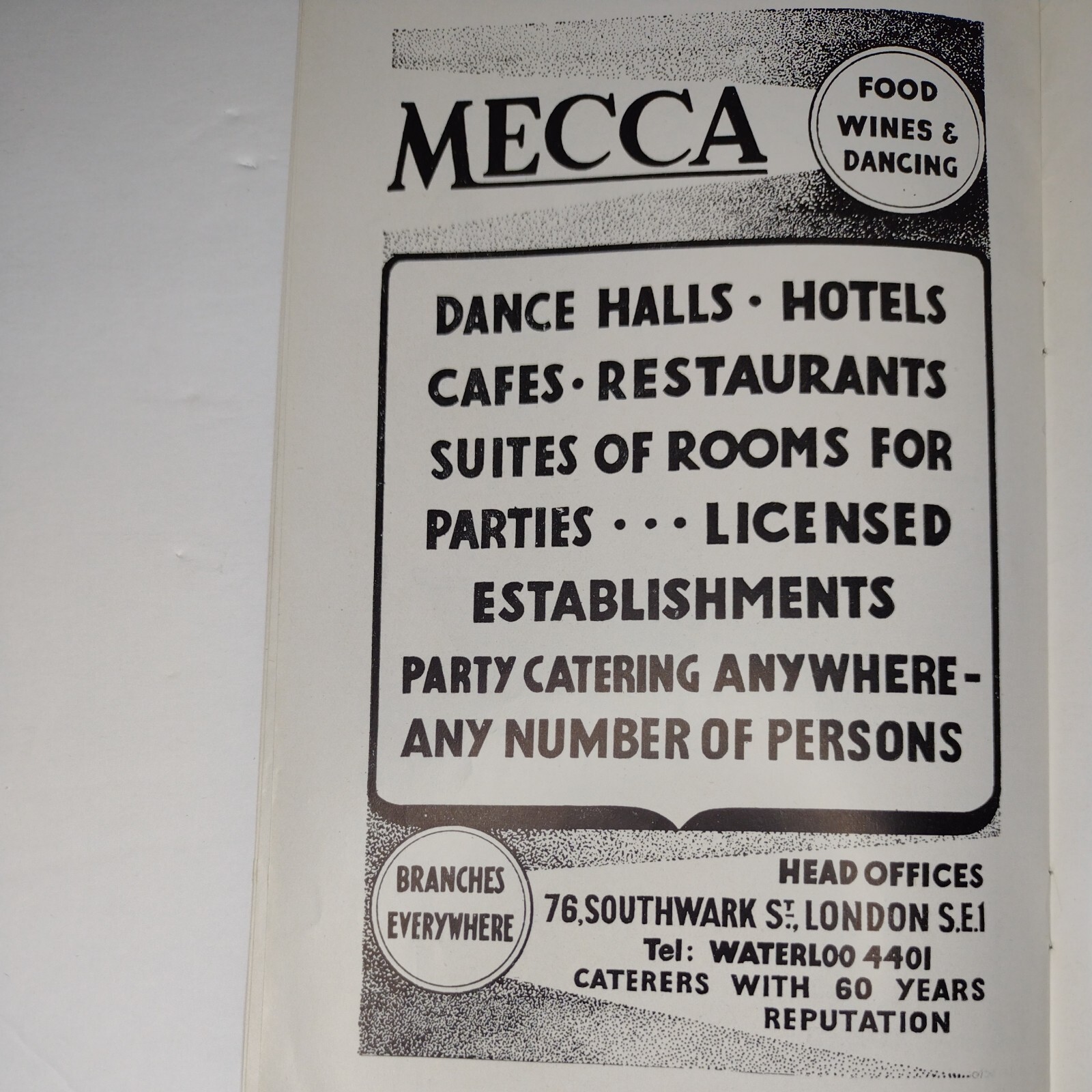 Vintage 1947 Bertram Mills Circus 12-page Program/Booklet for Great Britain Tour