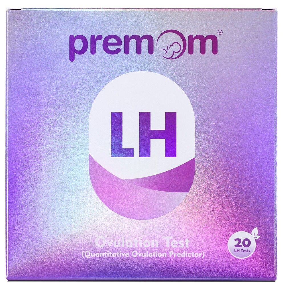 Premom Quantitative Ovulation Test Strips, Numerical Ovulation Test,20-Pack