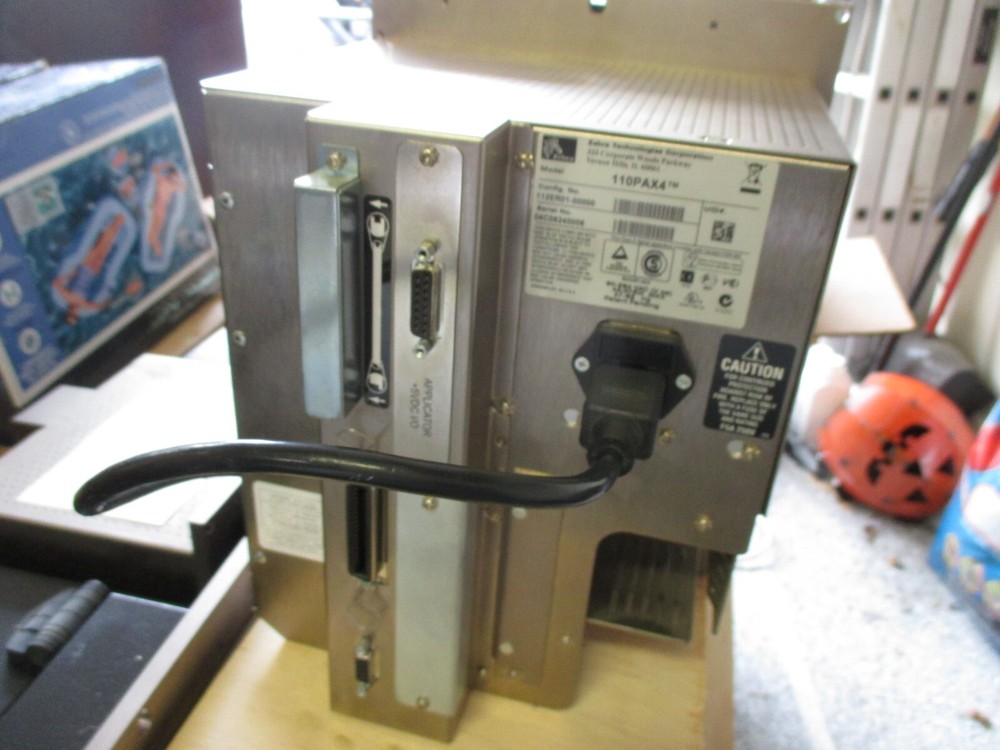 Zebra Thermal Printer 110PAX4 Labeler Bar Code Printer