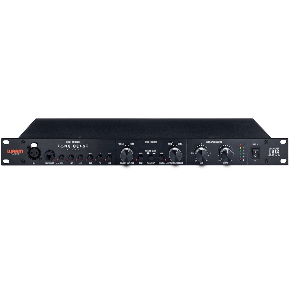 Warm Audio TB12 Tone Beast Microphone Preamp, Black