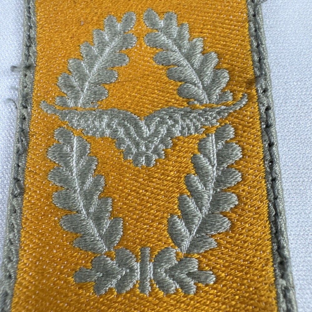 WWII GERMAN COLLAR YELLOW UNIFORM TAB