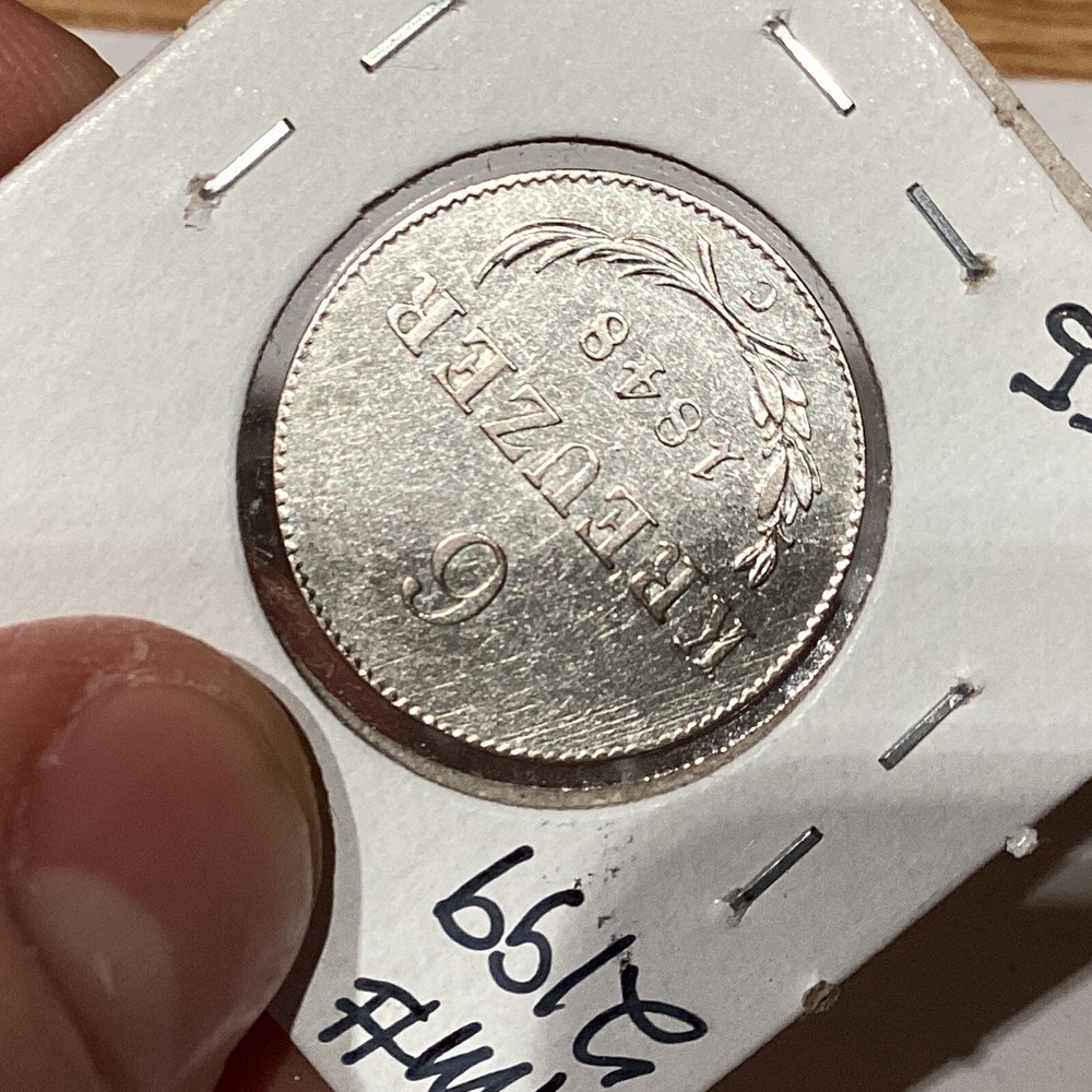 Austria 1848 C 6 Kreuzer