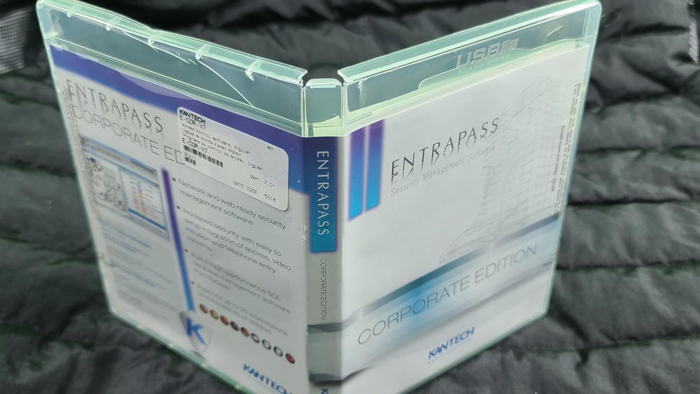(NEW & SEALED) Kantech E-COR-V7 EntraPass Corporate Edition V7 Software