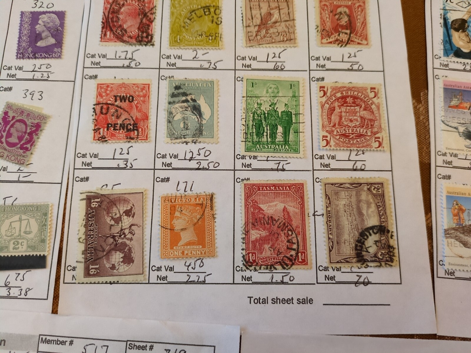 APC W6101 Australia on cicuit sheets over $150 scv all identified