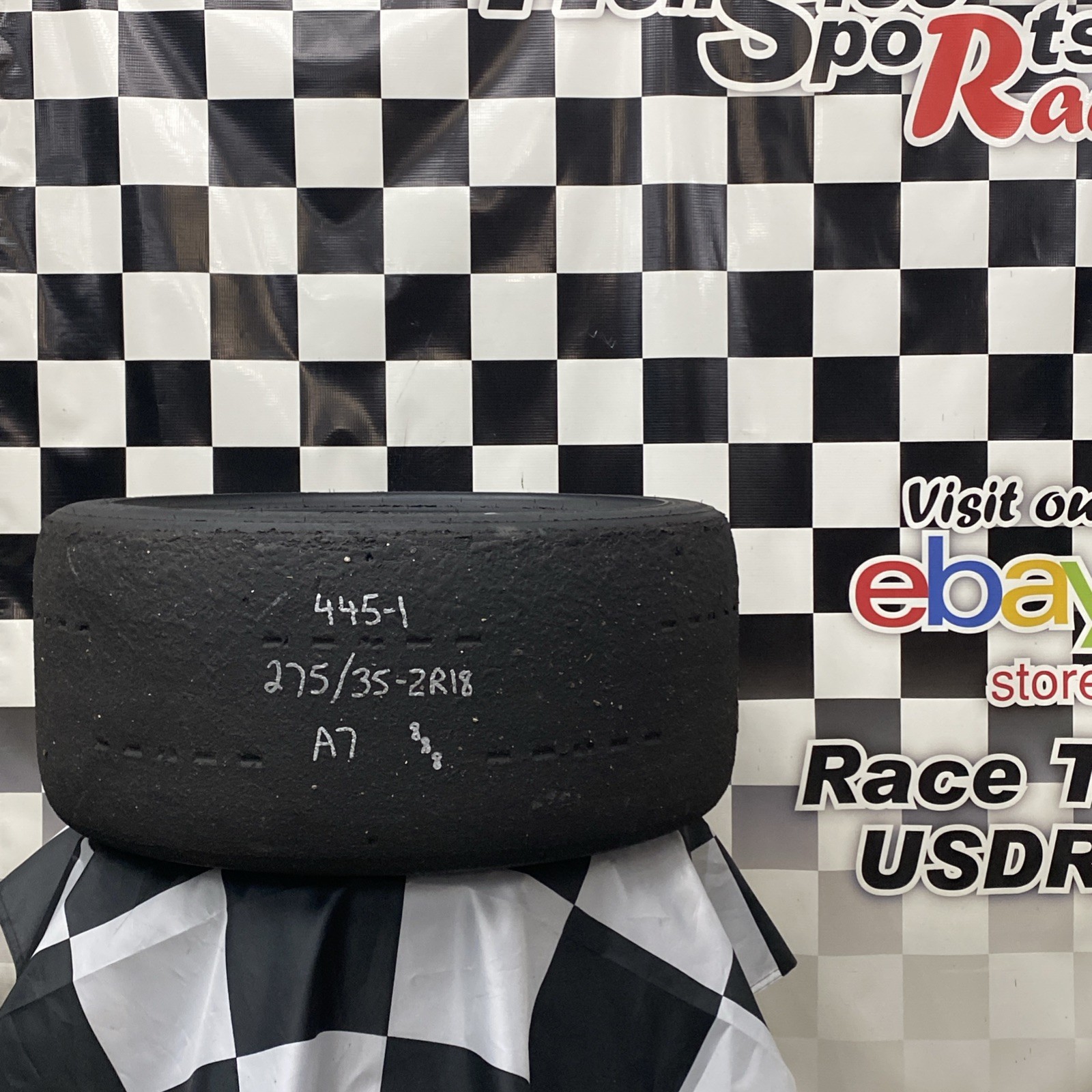 445-1 USDRRT HOOSIER DOT Road Race / Auto-X Tire. 275/35 ZR18 A7