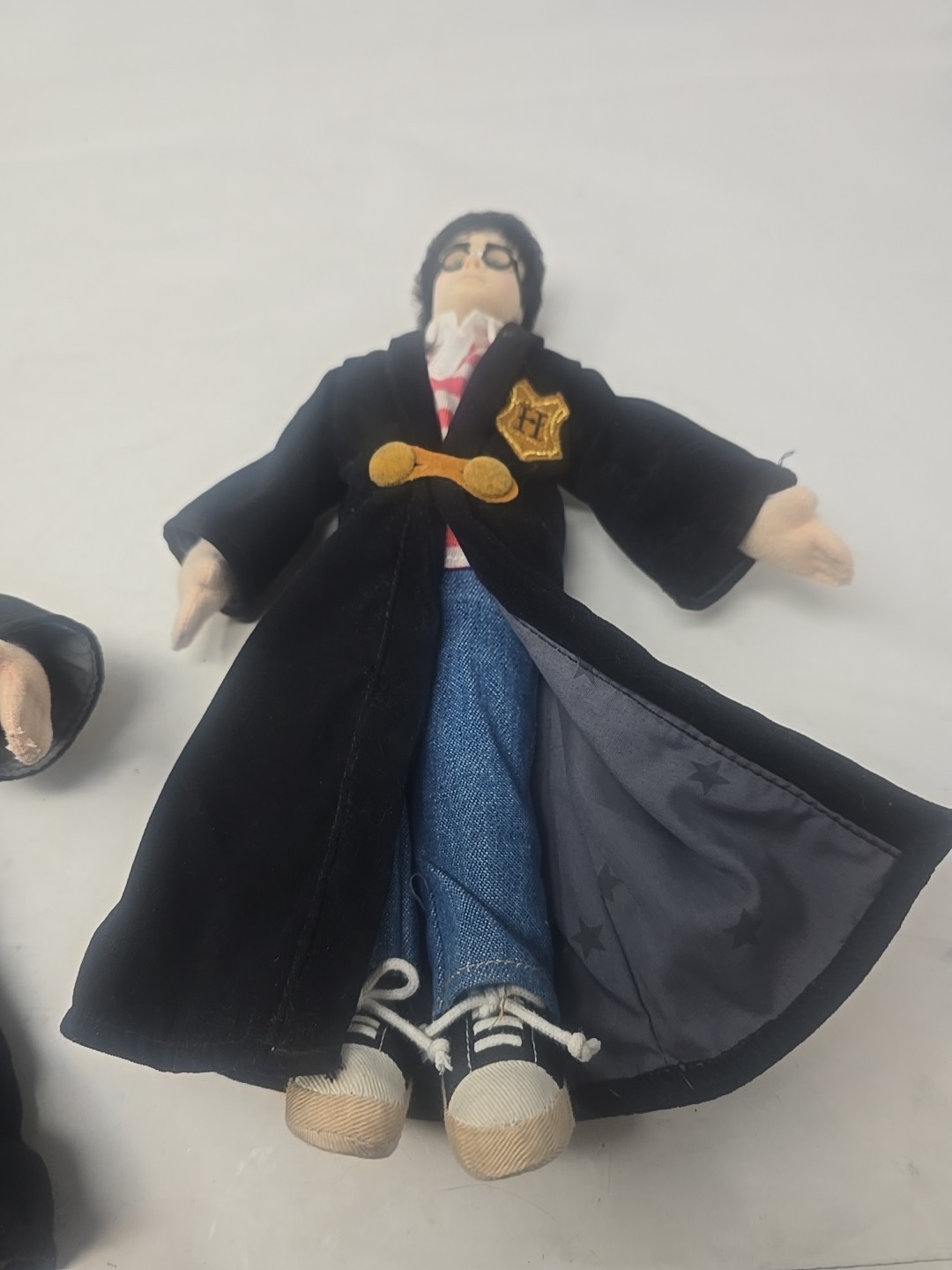 Gund Harry Potter and Ron Weasley Posable Plush Action Figures 2001 -set of two-