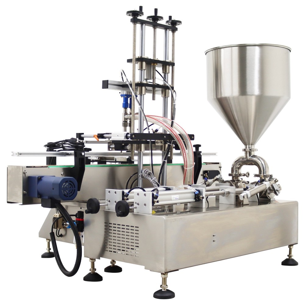 10-100ml Desktop Automatic Double Head Paste Filling Machine W/Control Display