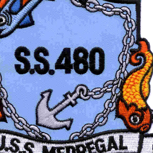 SS-480 USS Medregal Patch - Version A