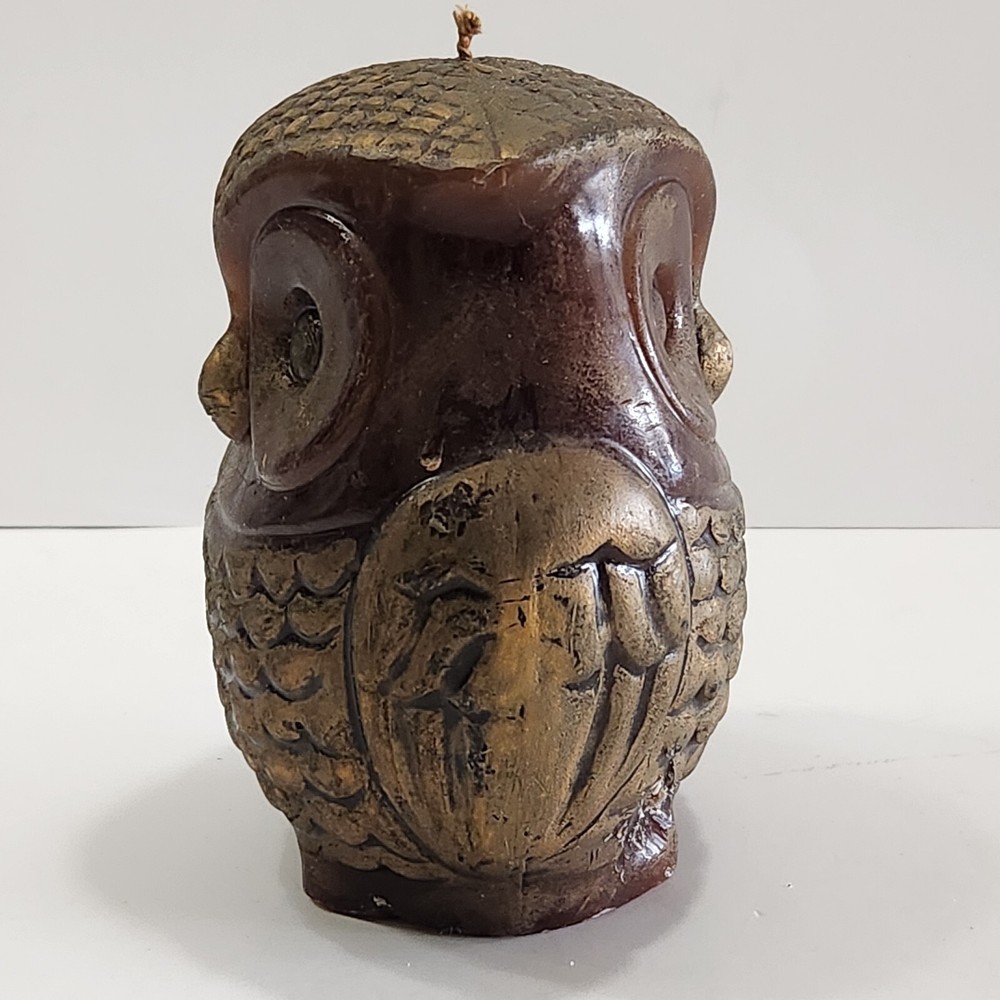 Awesome Large Owl Candle, Never Used