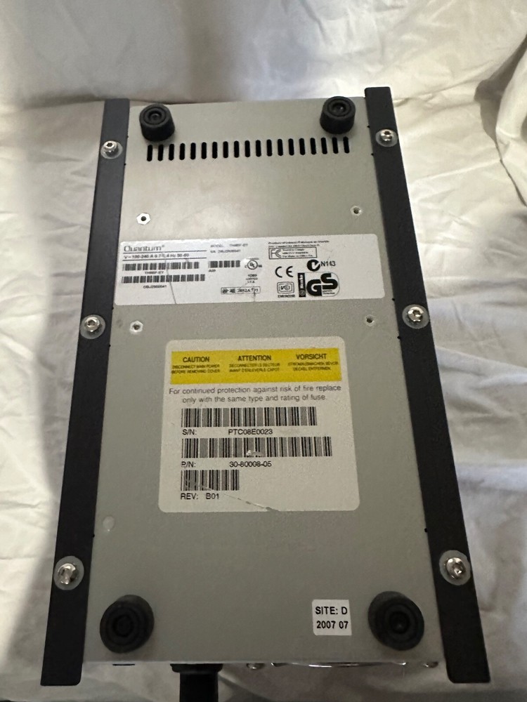 Quantum TH8BF-EF Vintage Computer External Tape Backup Drive