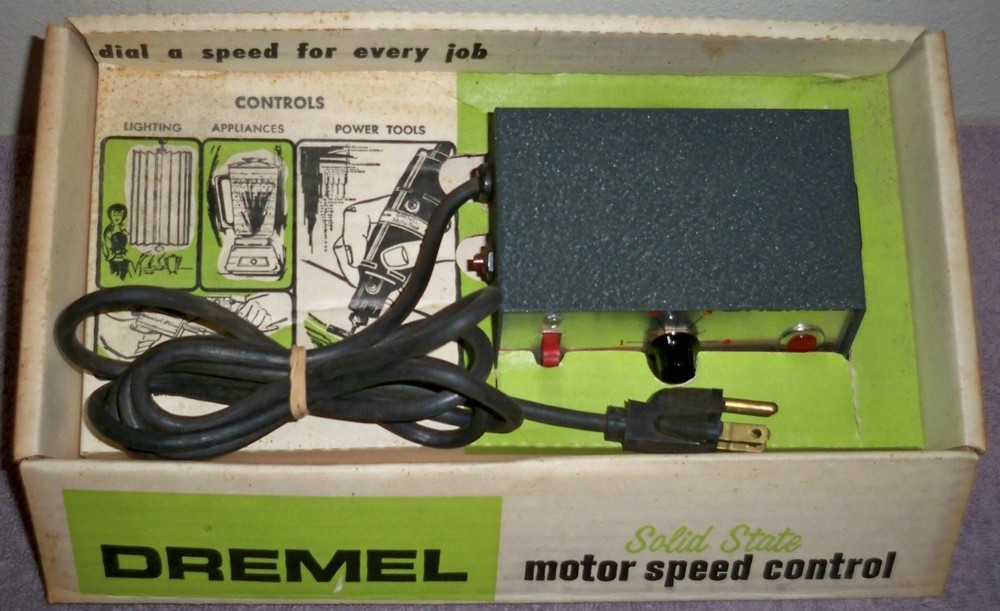 Vintage DREMEL Solid State Motor Speed control with Original Box / No. 219