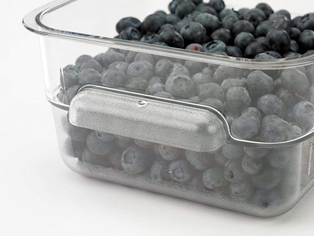 Squares Square Food Storage Container with Stackable Design for Catering, Buffet