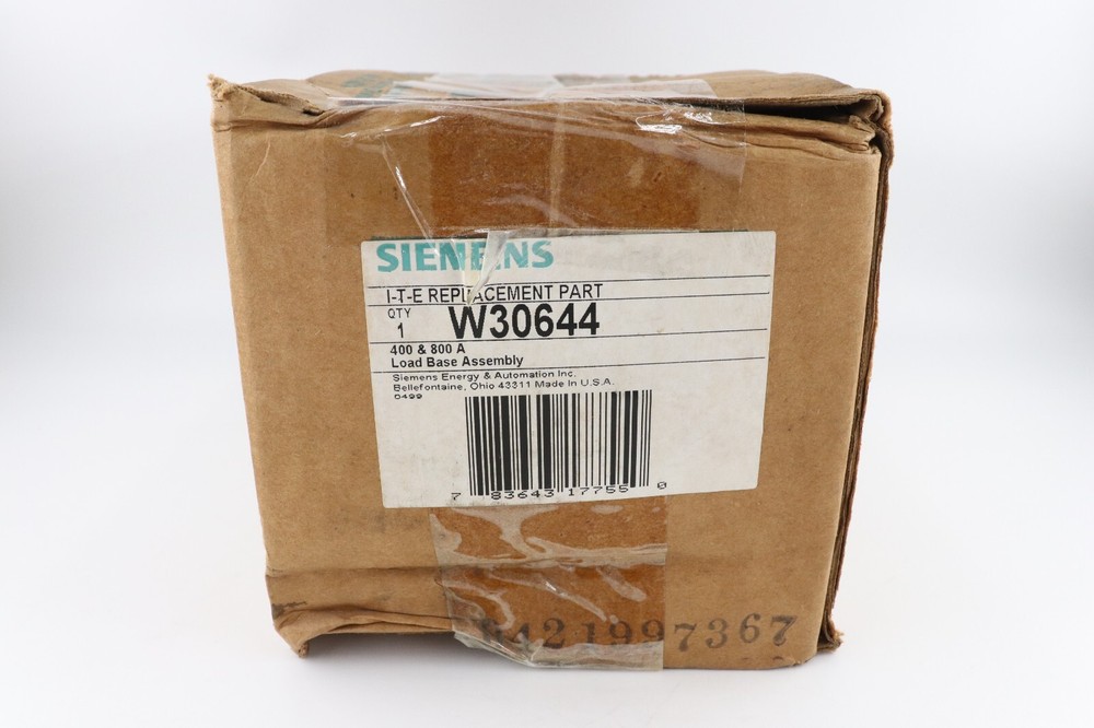 SIEMENS W30644 400 & 800 A LOAD BASE ASSEMBLY