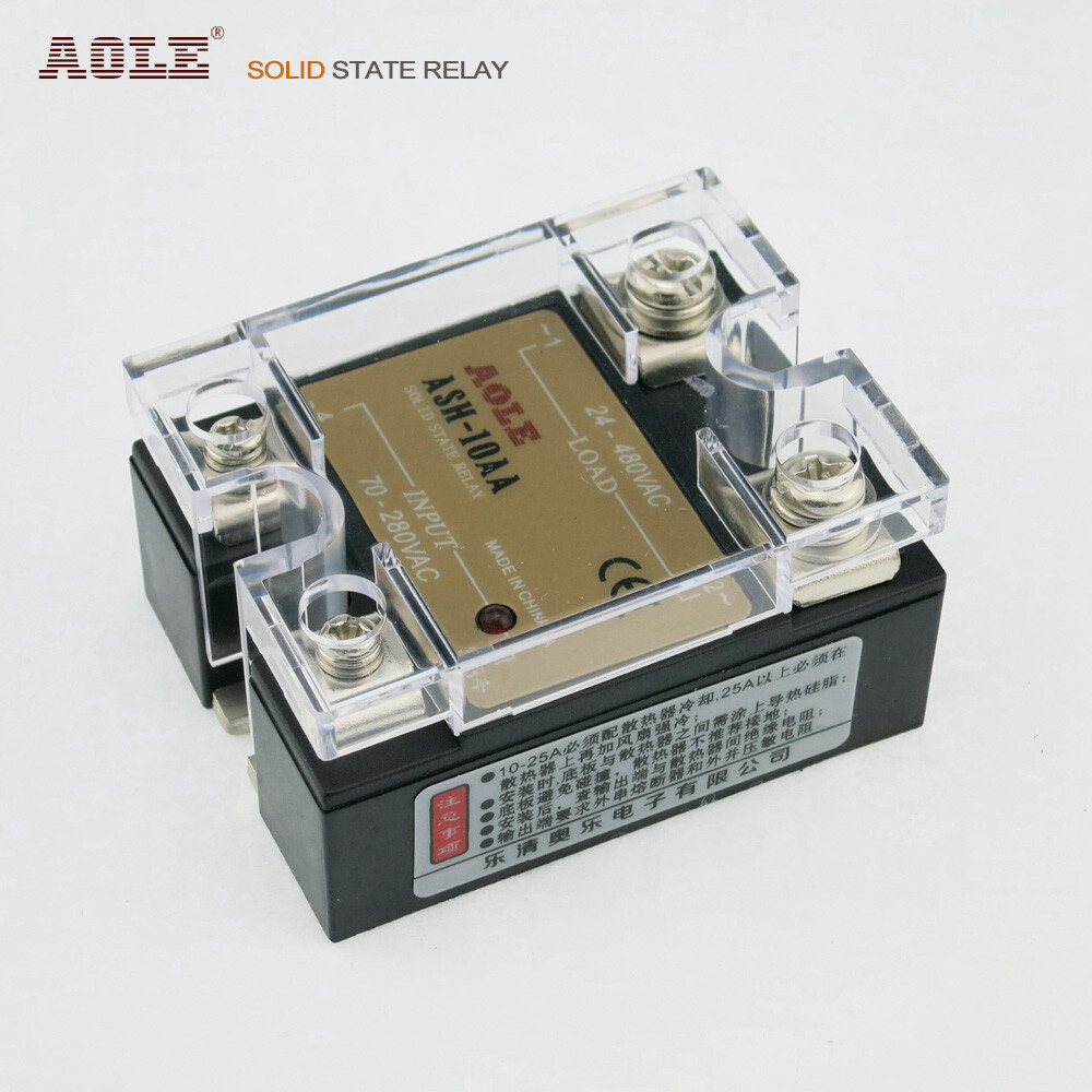 Single-phase solid state relay ASH-10AA AC-AC 10A