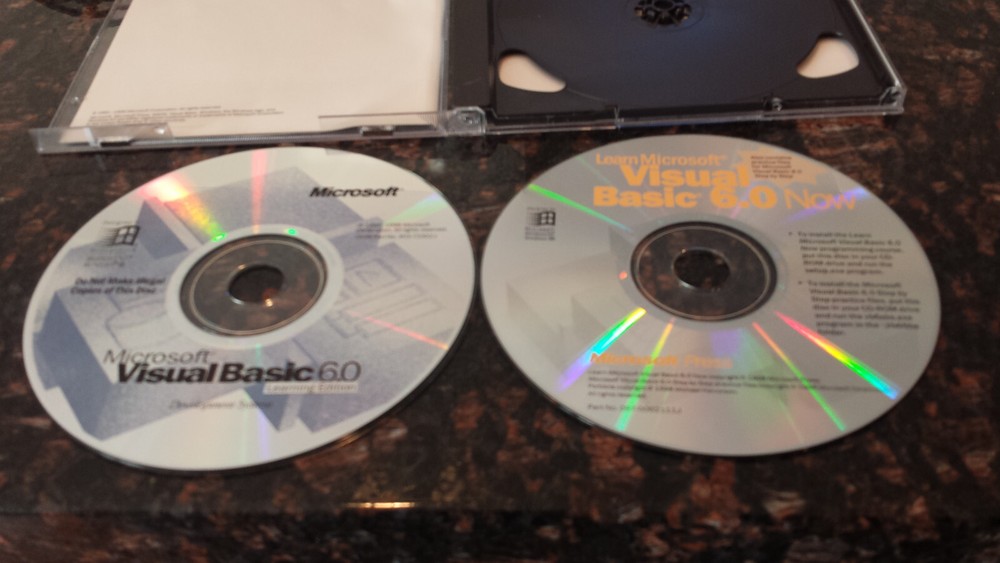 MICROSOFT VISUAL BASIC 6.0 LEARNING EDITION, KEY (create Windows Applications)