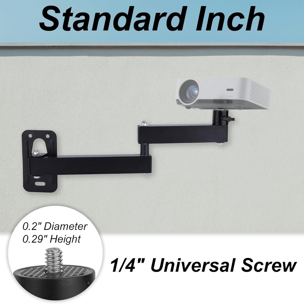 Foldable 180° Adjustable Projector Stand for Versatile Viewing – 2kg Capacity