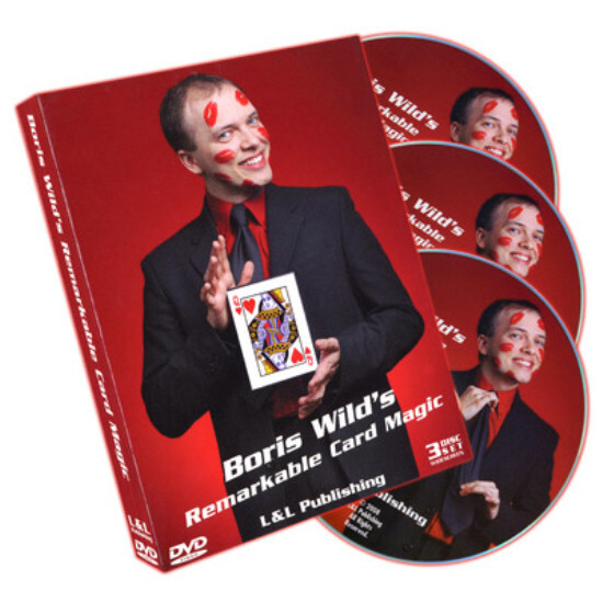 REMARKABLE CARD MAGIC  - 3 DVD SET - BORIS WILD