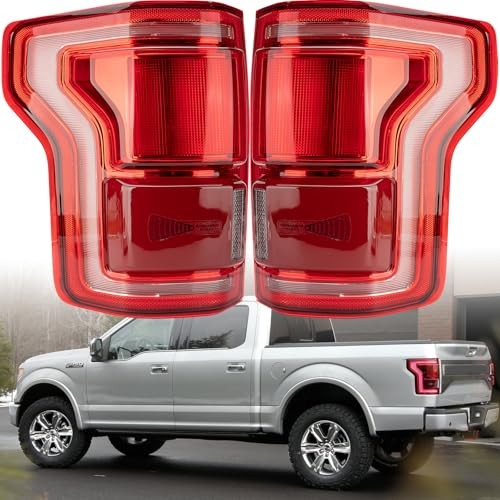 Tail Light Assembly Compatible With 2015-2017 Ford Driver and Passenger Side