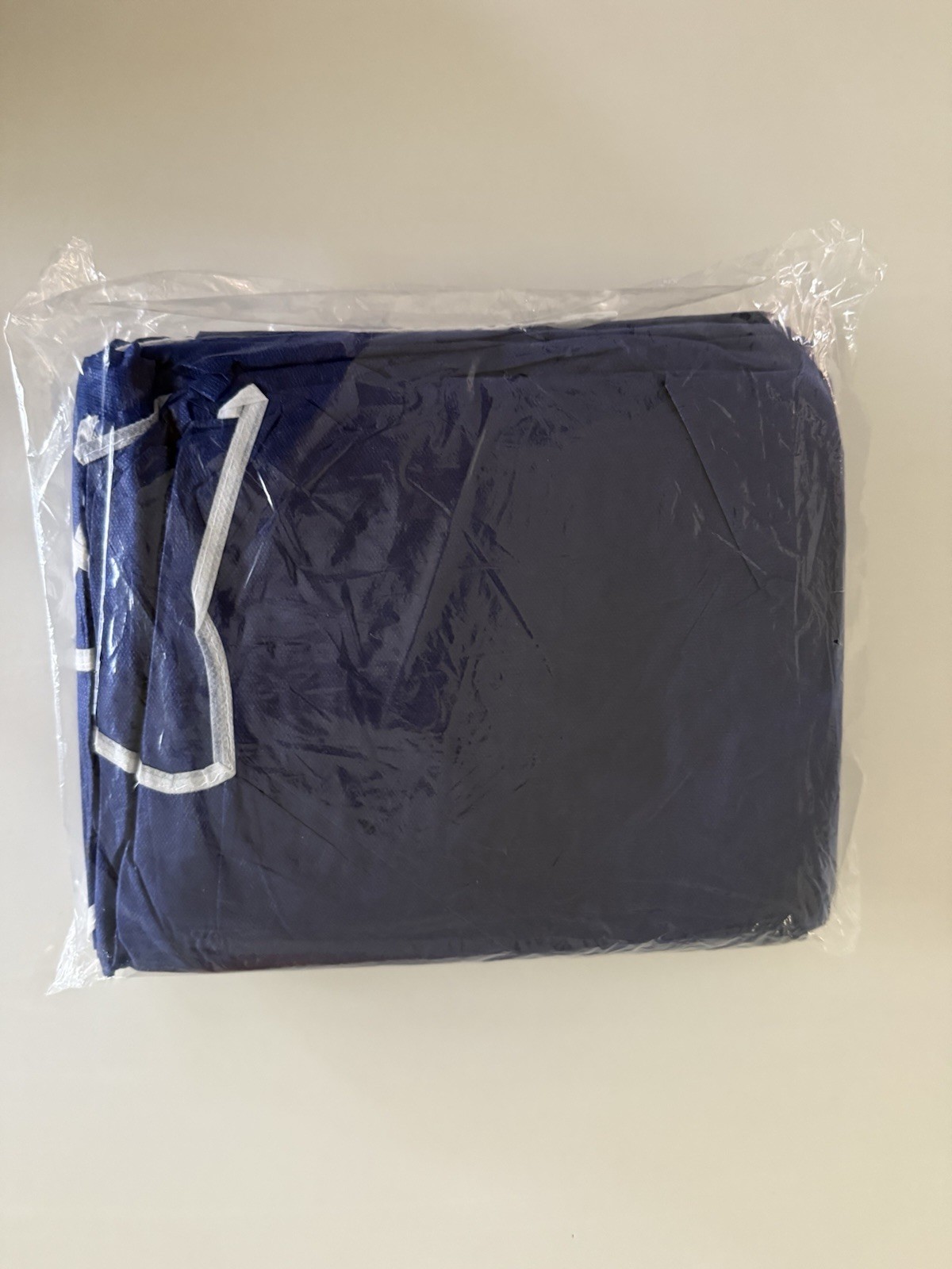 PPE Isolation Gown KnitCuff Disposable Medical Dental,25gsm Blue (100 PCS) Case